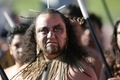 Un membre du groupe culturel maori（攝影:  / 大紀元）  