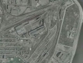 Vue aérienne des anciens terrains du CN. （攝影:  / 大紀元）  