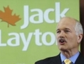  Jack Layton, chef du NPD. （Stringer: Don MacKinnon / 2006 Getty Images）  