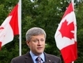 Le  premier ministre canadien, Stephen Harper,（攝影:  / 大紀元）  