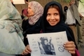 L'ex-épouse enfant Nujud Mohammed Ali participe à une manifestation le 23 mars 2010 au Yémen（Stringer: AFP / 2010 AFP）  