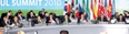  République de Corée, Séoul : Les chefs d'État à l'ouverture de la session plénière du G20 le 12 novembre 2010. AFP PHOTO / HO / YONHAP / SEOUL（攝影:  / 大紀元）  