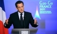Nicolas Sarkozy le Président Français, à la conférence de presse tenue à l'Élysée (Paris) ce 24 Janvier. (Eric Feferberg/GETTY IMAGES)（攝影:  / 大紀元）  