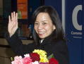 Shen Yun Performing Arts International Company quitte l’Europe de l’aéroport d’Heathrow à Londres le lundi 16 avril.（攝影:  / 大紀元）  