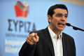 Le chef de la gauche radicale grecque Alexis Tsipras, assez agité lors d’une présentation électorale de son parti, à Athènes le premier Juin. Tsipras a promis de renégocier un accord de sauvetage permettant de repartir de zéro, si son parti, La Syriza remporte les élections cruciales du 17 juin.（攝影:  / 大紀元）  