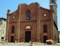 Photo de la cathédrale de Mirandole, endommagée après le tremblement de terre du 29 mai 2012. (Oliver Morin/AFP/Getty Images)