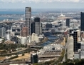 Vue aérienne de Melbourne le 12 février 2009. (Mark Dadswell/Getty Images)