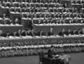 Hu Jintao, le chef du Parti communiste chinois fait un discours pendant  la séance d’ouverture du 18ème congrès du Parti communiste le 8 novembre dans la Grande salle  du Peuple à Pékin. Le congrès du Parti communiste chinois s’est déroulé du 8 au 14 novembre 2012 et a permis de désigner les prochains dirigeants du Parti. (Feng Li/Getty Images)