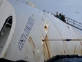 Le <i>Costa Concordia</i> échoué au large de l’île de Giglio, Italie, 12 janvier 2013. (Filippo Monteforte/AFP/Getty Images)


