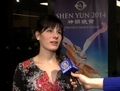 Myriam Tétreault, danseuse, le mercredi 8 janvier, lors de la représentation de Shen Yun Performing Arts, à la Place des Arts de Montréal. (Gracieuseté de NTD)  
