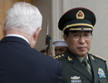 Le général chinois Xu Caihou lors de sa visite officielle aux États-Unis en 2009 (Jim Watson/AFP/Getty Images)