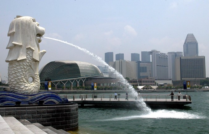 Une vue du centre de la ville de Singapour. (Roslan Rahman/AFP Getty Imegs)
