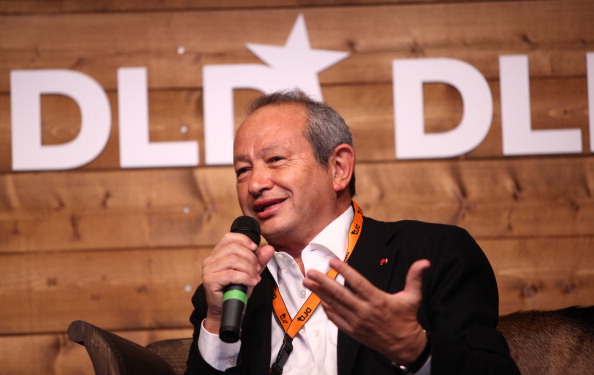 Naguib Sawiris, homme d'affaires égyptien et fondateur d'Orasco Telecom, dont la fortune est estimée à 3 milliards de dollars. Ici, lors d'une conférence en Allemagne, en 2012.  (Nadine Rupp/Getty Images)