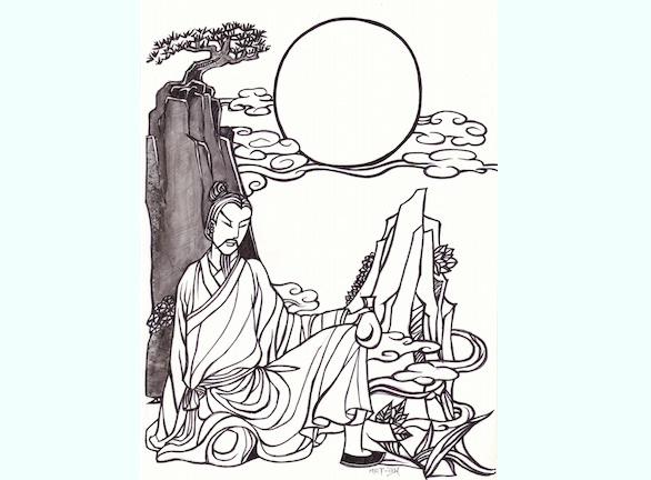 « Personne ne se soucie du vent qui soufflait hier ; la grâce de la pleine lune claire est la même que l'année passée. » est un poème populaire de Bai Juyi, un poète renommé de la dynastie Tang. (Blue Hsiao/Epoch Times) 