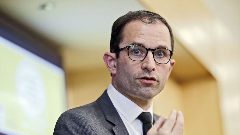 Benoît Hamon, député des Yvelines et candidat à la primaire de gauche, défend l’idée d’instaurer un revenu universel. (THOMAS SAMSON/AFP/Getty Images)