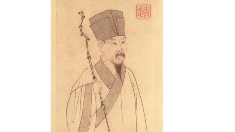 Su Shi (1036-1101), aussi connu sous le nom de Su Dongpo, est une des quelques grandes figures de l’histoire chinoise, maître de multiples disciplines artistiques et littéraires. Il était un grand écrivain, artiste et calligraphe. Portrait de Zhao Mengfu. (Domaine public)