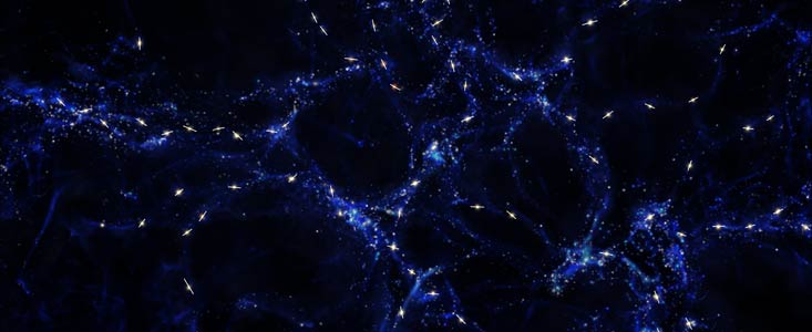 Alignement surprenant des quasars dans l’univers (VLT-ESO)