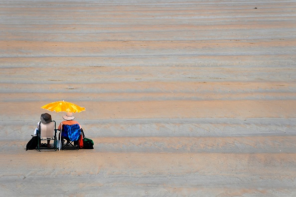 Le 20 juin dernier, sur la plage de Saint-Malo (DAMIEN MEYER/AFP/Getty Images)