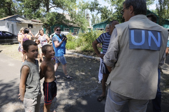 L'ONU constate de graves violations des droits de l'Homme perpétrées par le gouvernement russe en Ukraine. (Alexander KHUDOTEPLY/AFP/Getty Images)