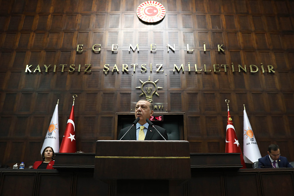 Le président turc Recep Tayyip Erdogan. 
(ADEM ALTAN/AFP/Getty Images)