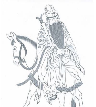 Zhang Guo Lao, le taoïste qui montait son âne à l’envers. (Yeuan Fang/Epoch Times) 