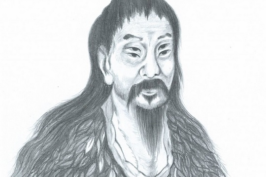 L’historien légendaire Cang Jie, créateur des caractères chinois, est décrit dans les écritures anciennes comme porteur de quatre yeux, qui lui ont donné une vision remarquable. (Yeuan Fang/Epoch Times)
