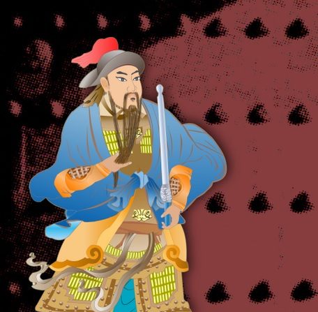 Qin Shu Bao, brave et redoutable guerrier de la dynastie Tang. (Catherine Chang)
