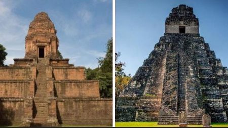 Étrange coïncidence : ces pyramides se ressemblent beaucoup, mais se trouvent à 14 000 kilomètres de distance