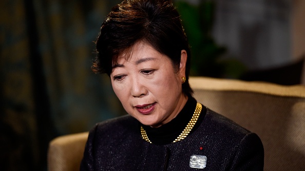 Après sa défaite aux élections législatives, Mme Koike devrait à présent se concentrer sur son mandat de gouverneure de Tokyo, où elle a été élue l'an dernier, alors que la capitale se prépare à accueillir les Jeux olympiques de 2020. 
(STEPHANE DE SAKUTIN/AFP/Getty Images)