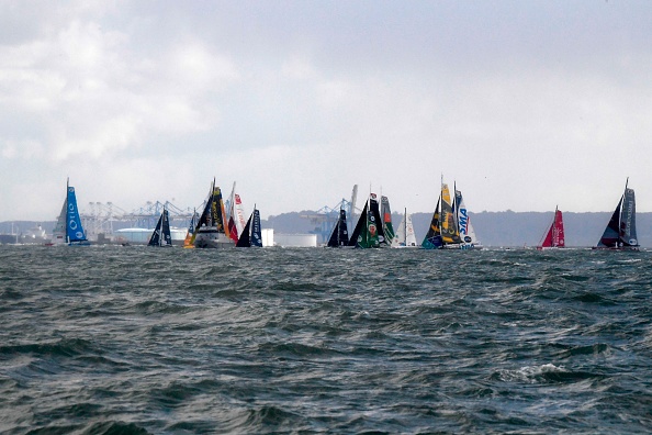 Une flotte de 37 bateaux a pris le départ dimanche au Havre à destination du Brésil pour la 13e édition de la course en double Transat Jacques-Vabre.
(DAMIEN MEYER/AFP/Getty Images)