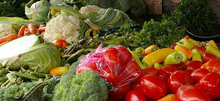 Fruits et légumes. (Thomassin Mickaël/Flickr, CC BY)