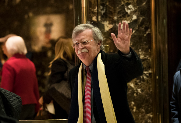  John Bolton, conseiller à la sécurité nationale, a déclaré que Donald Trump n'avait pas encore pris sa décision sur le maintient de l'accord de 2015 (Photo : Drew Angerer/Getty Images)