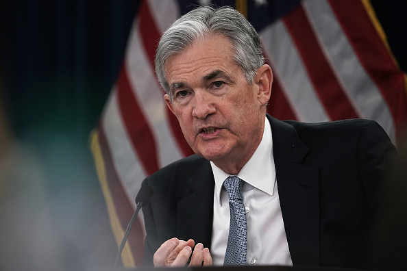 Jerome Powell, président de la banque centrale américaine (Photo : Alex Wong/Getty Images)