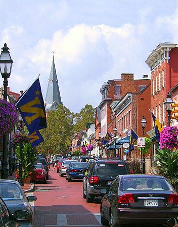 Le journal la Gazette est situé dans la ville d'Annapolis, dans le Maryland.  Photo de Rd Smith 4 Wikipédia