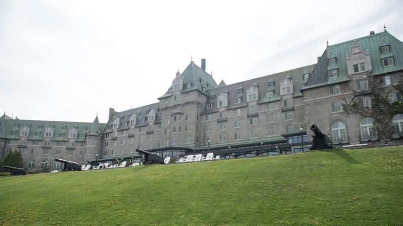 L'hôtel Fairmont Le Manoir Richelieu, lieu du sommet du G7, au Québec, le 1er juin 2018. Photo  ALICE CHICHE/AFP/Getty Images.