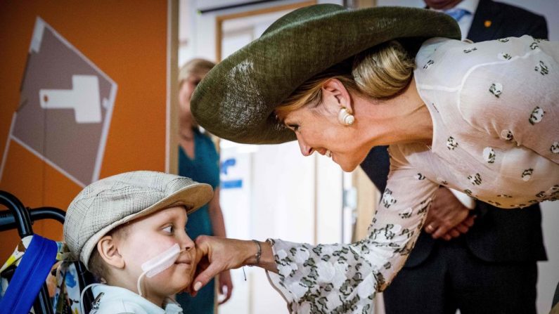 La reine néerlandaise Maxima visite un centre de proton thérapie à Groningue (nord), où sont traitées des maladies telles que le cancer. Photo PATRICK VAN KATWIJK / AFP / Getty Images.