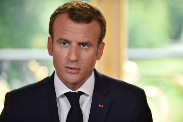 Emmanuel Macron Président de la République (Photo : JULIEN DE ROSA/AFP/Getty Images)
