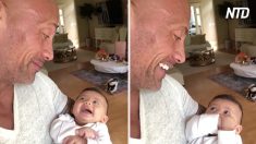 Dwayne « The Rock » Johnson affiche une vidéo hilarante et adorable avec sa nouvelle petite fille Tiana Gia