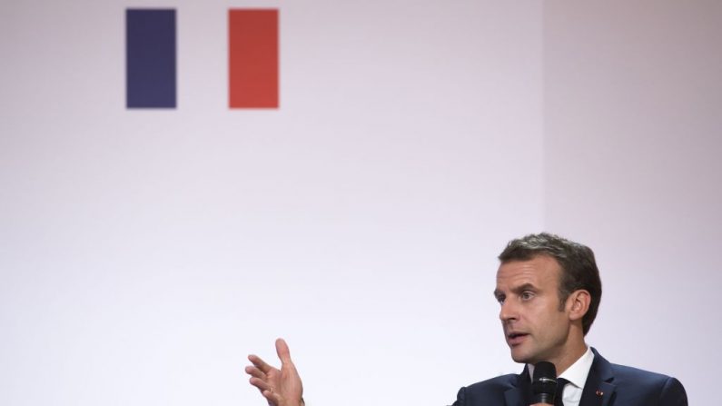 Emmanuel Macron souhaite qu’entres Européens nous réfléchissions à un projet de renforcement de la sécurité en Europe. Photo IAN LANGSDON/AFP/Getty Images.