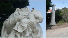 Noirmoutier : une statue de la Vierge Marie et de l’enfant Jésus a été décapitée