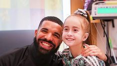 Drake, un artiste canadien, rend une visite surprise à une patiente cardiaque de 11 ans et réalise son vœu d’anniversaire