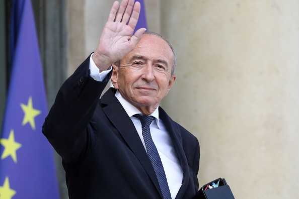 Le ministre de l'Intérieur Gerard Collomb annonce son départ du gouvernement.         (Photo : LUDOVIC MARIN/AFP/Getty Images)