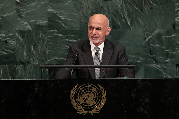 -Le 19 septembre : Ashraf Ghani, président de l'Afghanistan, s'adresse à l'Assemblée générale des Nations Unies au siège de l'ONU, le 19 septembre 2017 à New York. Photo par Drew Angerer / Getty Images.
