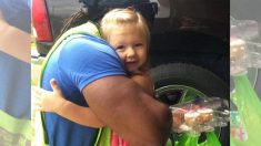 Une fillette donne un petit gâteau d’anniversaire à un éboueur, 6 mois plus tard, c’est lui qui lui fait la surprise à son tour