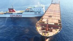 France: collision entre un navire roulier tunisien et un porte-conteneurs chypriote