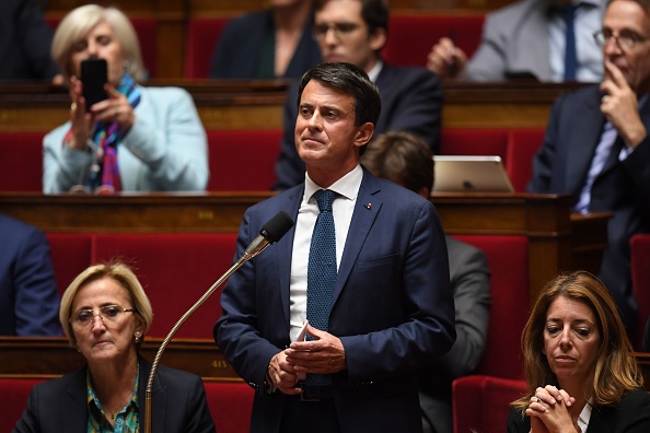 Manuel Valls. (Photo : CHRISTOPHE ARCHAMBAULT/AFP/Getty Images)