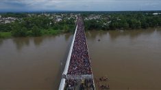 Environ 3.000 Honduriens ont repris leur marche au Mexique vers les Etats-Unis
