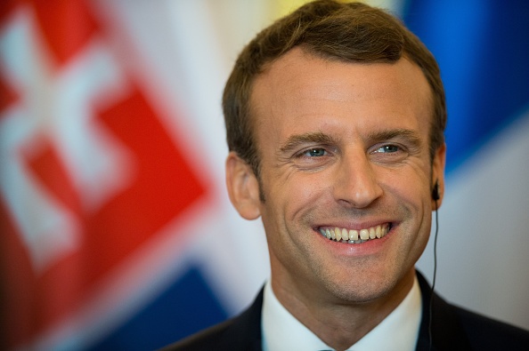 Le President Emmanuel Macron. (Photo :  VLADIMIR SIMICEK/AFP/Getty Images)