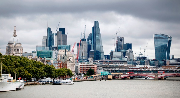 -"Le Brexit va réussir", livre de Marc Roche. « Londres est vue comme un placement sûr et cela nourrit la demande des entreprises qui veulent une place dans la City". Photo TOLGA AKMEN / AFP / Getty Images.