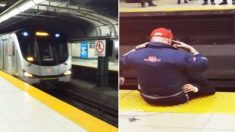 Un travailleur du rail dissuade un homme de se suicider en demandant aux passagers de chanter « Je suis fort »